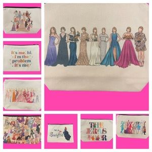 Taylor Swift makeup/pencil bags perfect for Easter Basket nwt